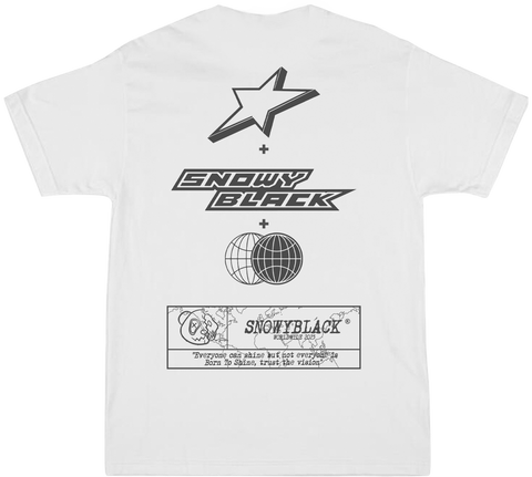 STAR LOGO CAMISETA BLANCA