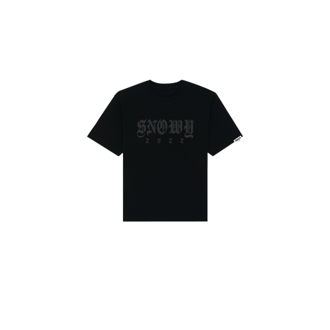 Camiseta Negra “Rubber Logo”  Summer Drop 2022