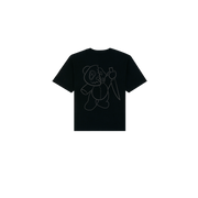 Camiseta Negra “Rubber Logo”  Summer Drop 2022